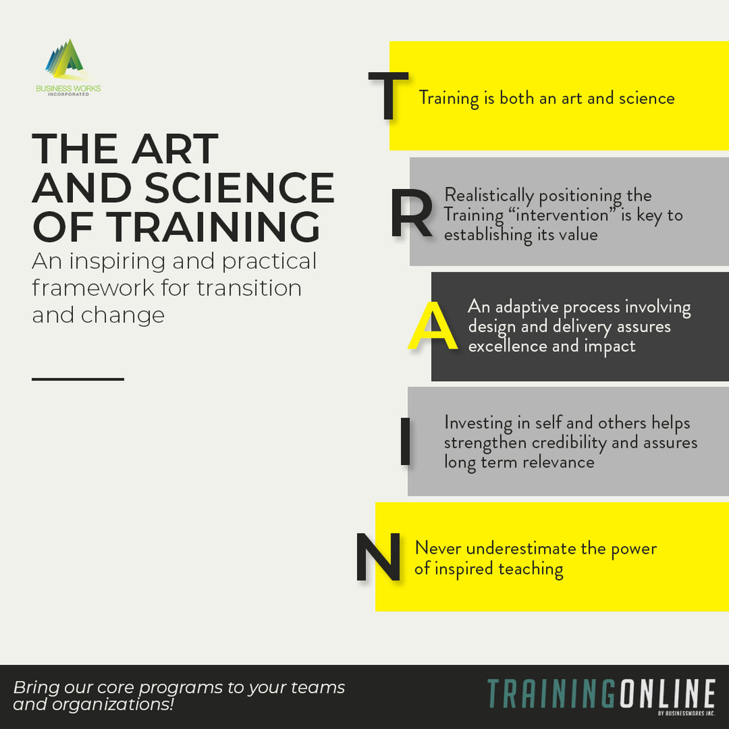 The Art and Science of Training