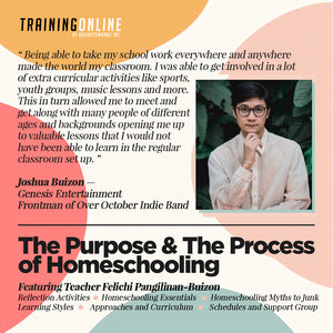 The Purpose and The Process of Homeschooling by Teacher Felichi P. Buizon