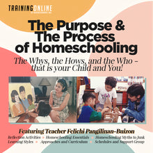 Load image into Gallery viewer, The Purpose and The Process of Homeschooling by Teacher Felichi P. Buizon
