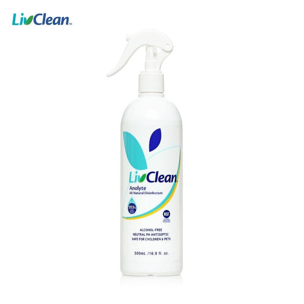 LivClean Anolyte All-Natural Disinfectant (500mL)